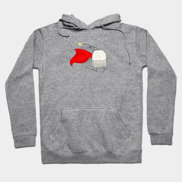 Superhero Tea Bag Hoodie by Earl Grey